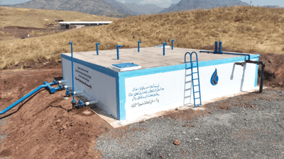 پرۆژەی ئاوی کانیەڕەش بە فەرمی کرایەوە