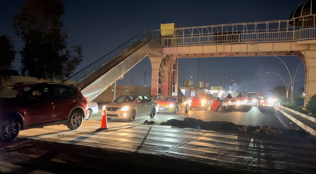 بلدية كركوك تزيح المطبات العشوائية وتستبدلها بنظامية (صور)