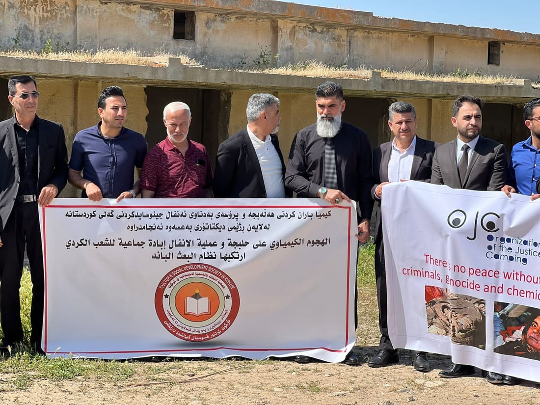 لە تۆپزاوە گردبووەنەوە کرا و چاویان لە دروستکردنی مۆنۆمێنتەکەیە