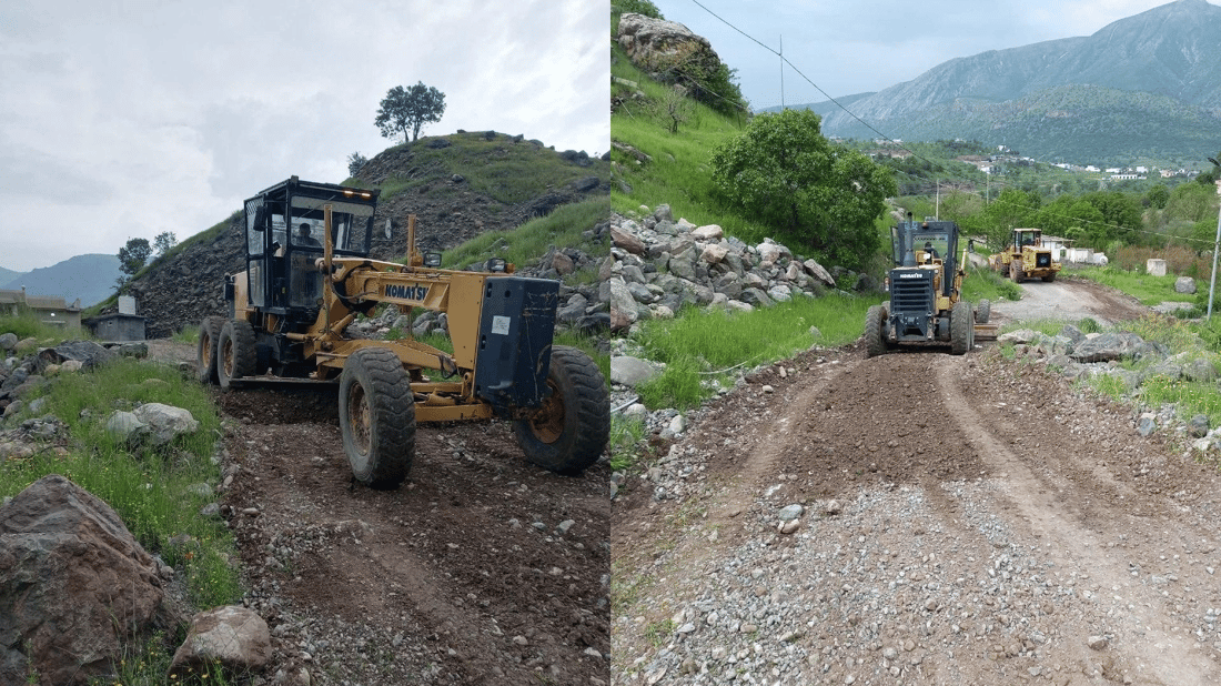 ئەو رێگایانەی بەهۆی باران و لافاو زیانیان بەرکەوتووە چاک دەکرێنەوە