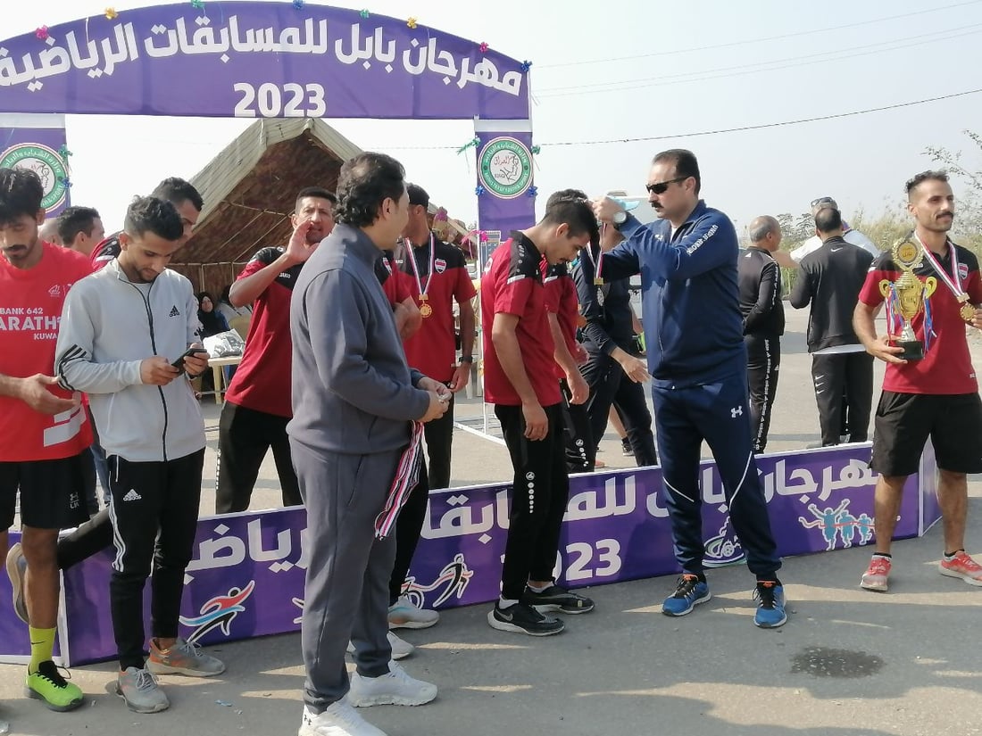 صور: ماراثون للنساء والرجال في الحلة.. دراجات وركض حتى بوابة عشتار
