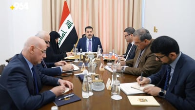 Al-Sudani meets with communications minister and media authority CEO