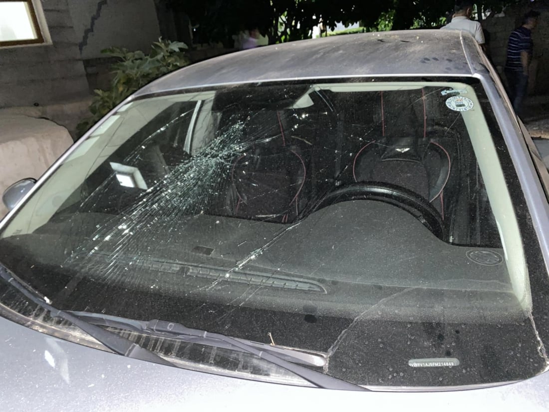 گولـلە تۆپێک لە گوندى گوهەرزێ کەوتە خوارەوە