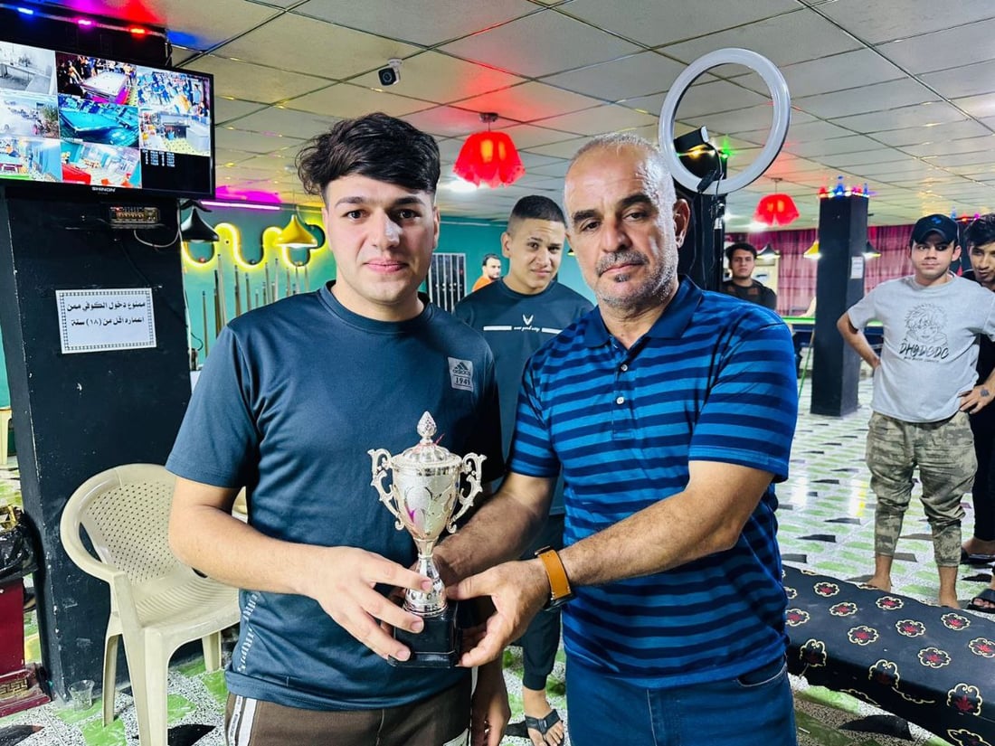 بلياردو هيت ينتهي بفوز كريم العاصي بعد 11 شوطاً (صور)