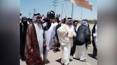 من الطار حتى الجبايش.. العشائر تستقبل جثمان رشاش الإمارة بالأعلام والأهازيج (فيديو)