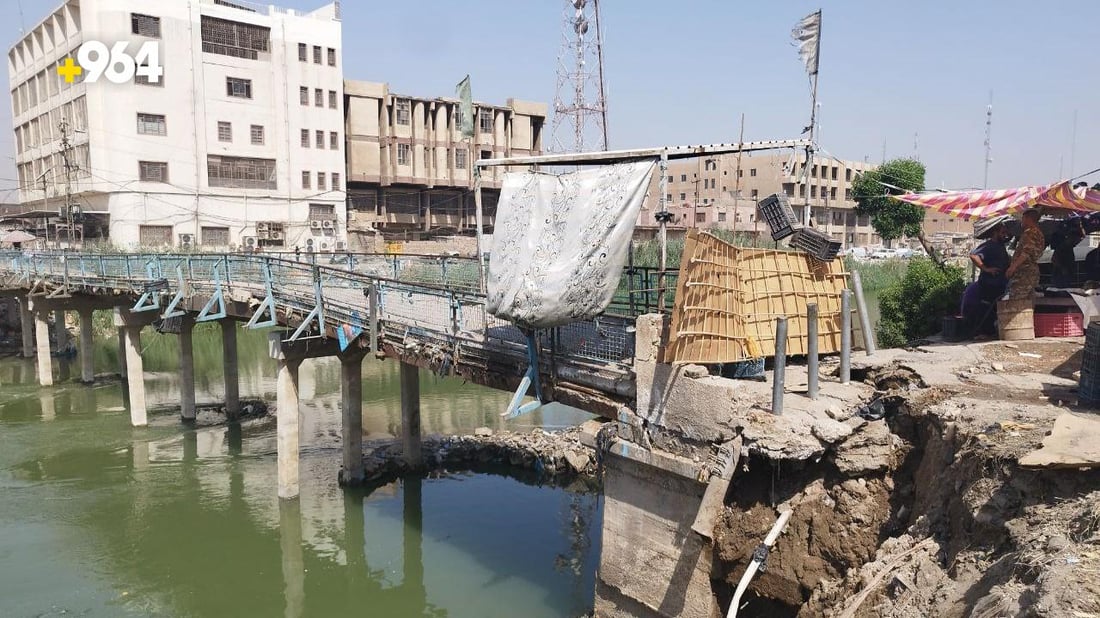 جسر الحلة القديم أتمّ 100 عام وأغلقته البلدية والحزن يخيم على سوق الشريعة