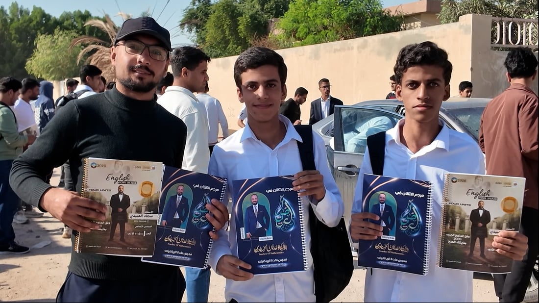Najaf teacher turns grief into generosity with free study guides