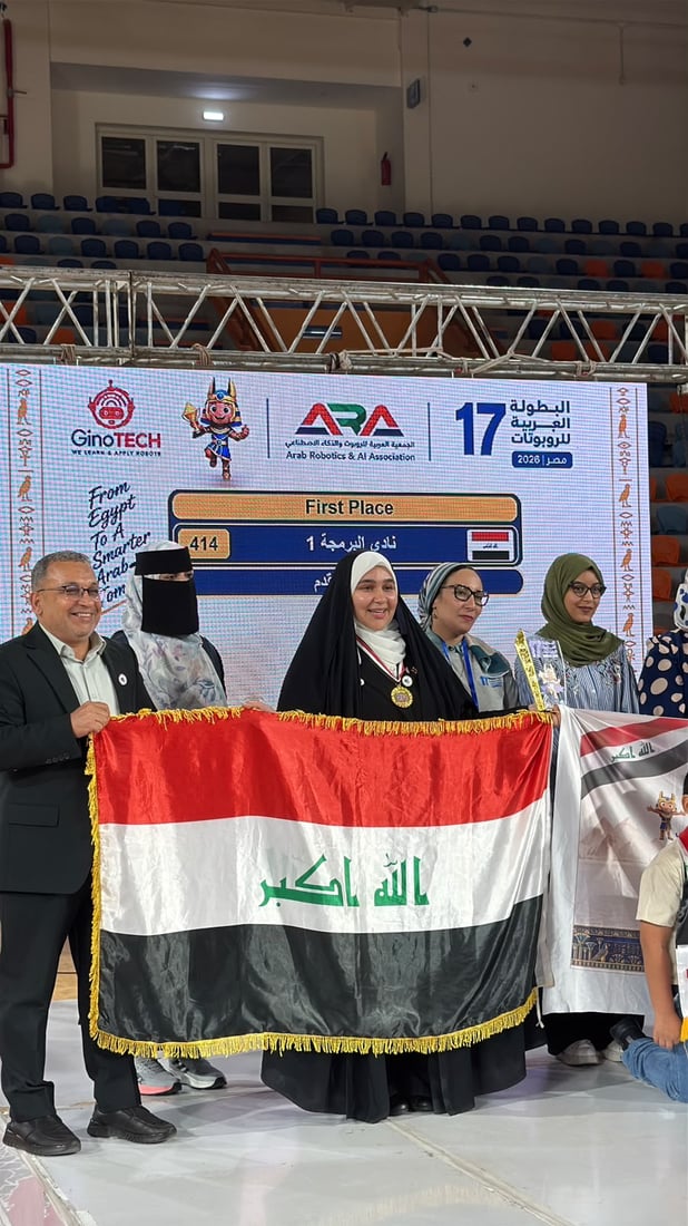 روبوتات العراق تكتسح العرب.. نادي “أبدع” يحصد ثالث لقب على التوالي من مصر