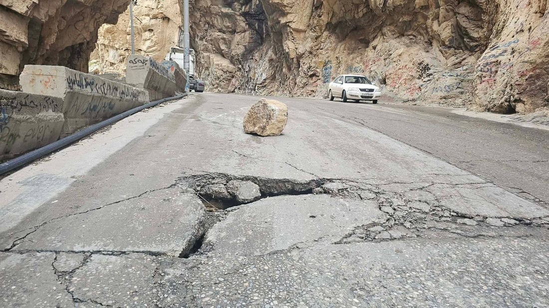 بەشێک لە رێگای سەیرانگای سەرتەک رۆچووە