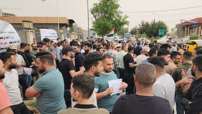 فەرمانبەرانی گرێبەستی کارەبای کەرکوک بۆ ماوەی 15رۆژ ماندەگرن