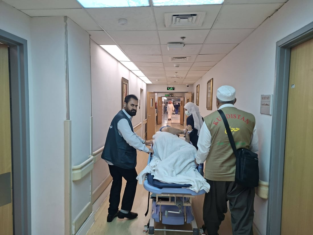 حاجییەکی کورد لە مەککە نەشتەرگەری بۆ کرا