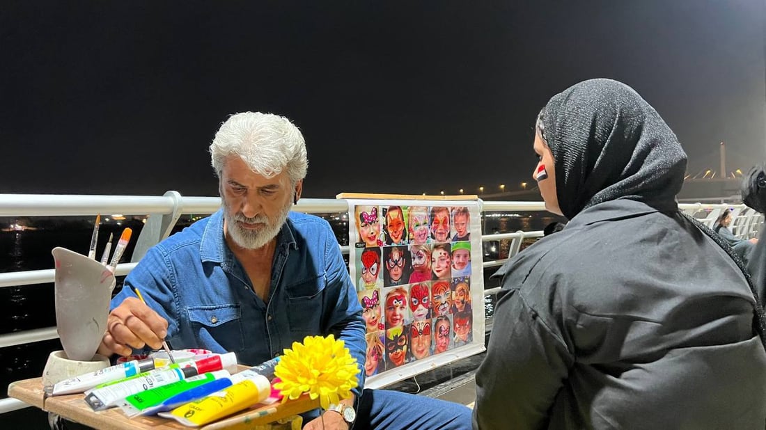 صور من كورنيش العشار: البصرة تحتفل بالأعلام والأغاني في يوم العيد الوطني