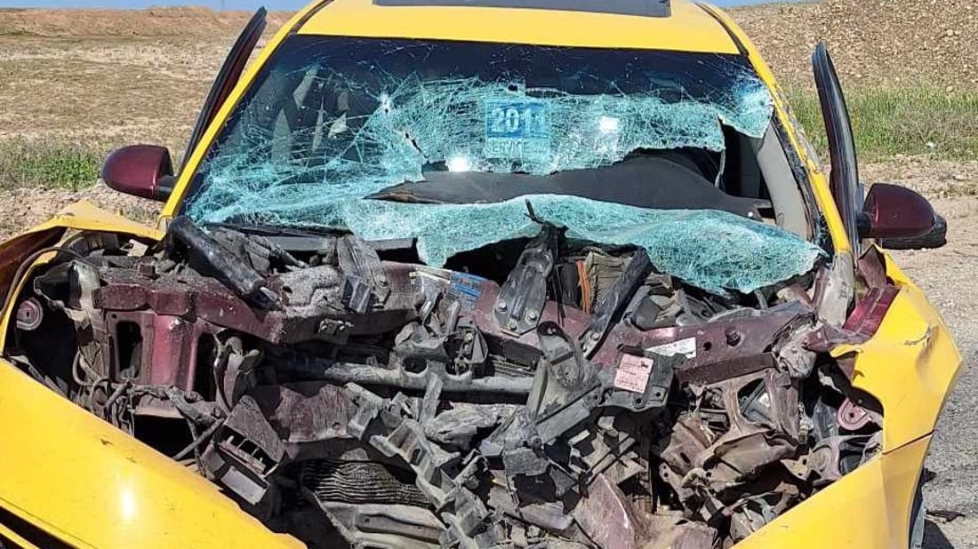 “تريلة” تصدم “امبالا” بطريق الجبل بين حمرين والسعدية.. مصرع شخص وإصابة 4 (صور)