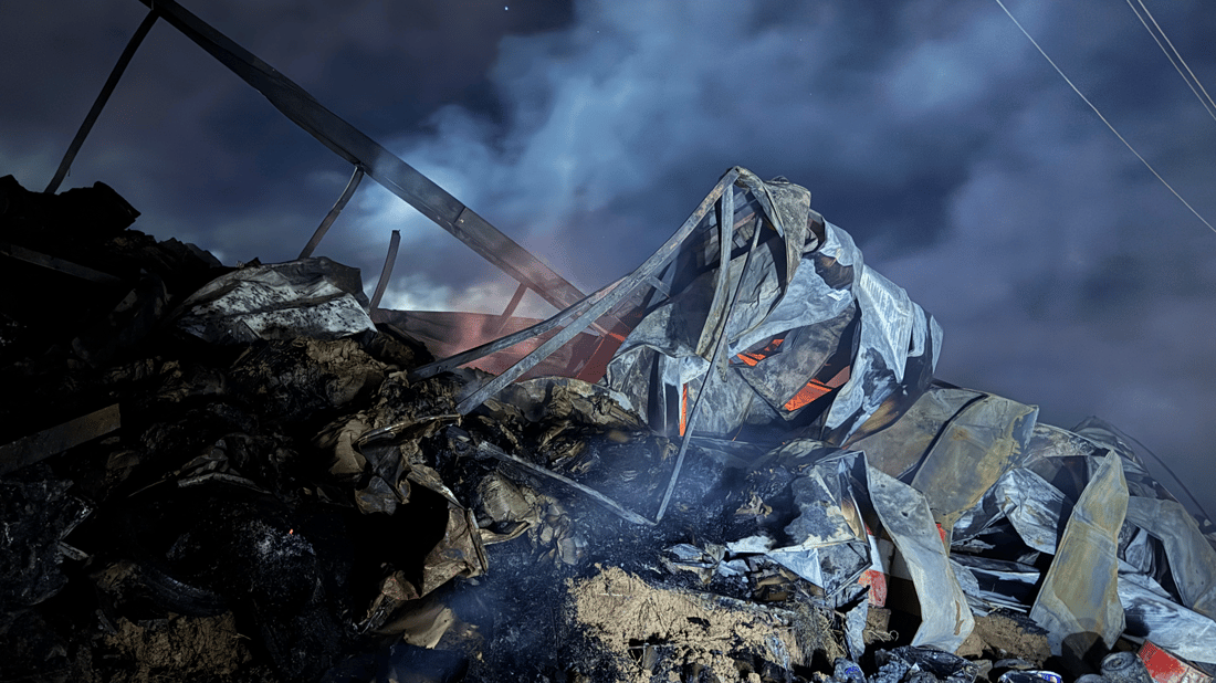 ئاگرە گەورەکەی پیرزین نەماوە و تا ئێستا كارەبای ناوچەكەش نییە