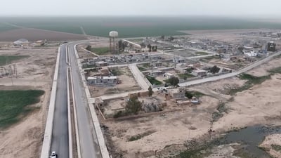 يخدم 70 قرية.. لقطات جوية لـ”حولي نينوى” بعد إنجازه