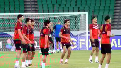 فيديو: أسود الرافدين في آخر وحدة تدريبية قبل مواجهة كوريا يوم غد