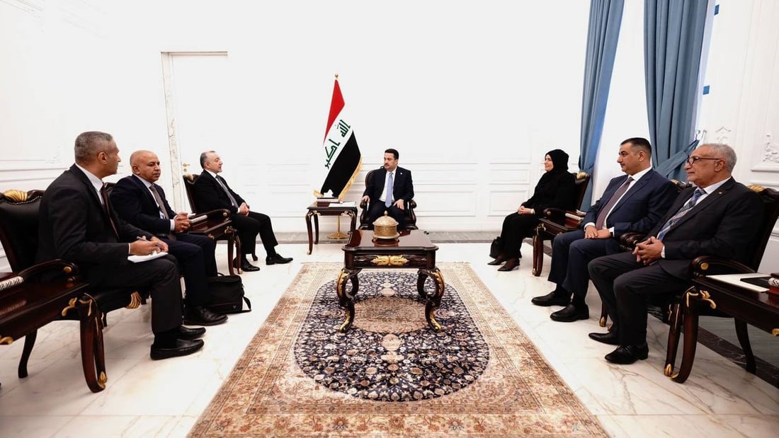 السوداني يبحث مع صندوق النقد التعاون لإصلاح النظام المصرفي