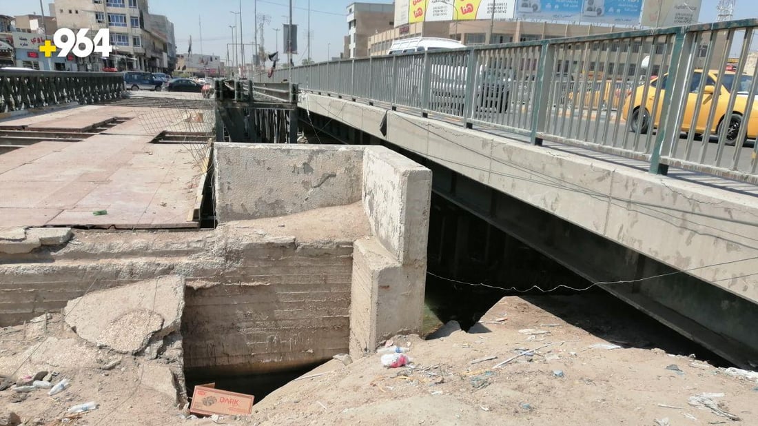 “سيعود للخدمة نهاية العام”.. اتساع شط الحلة منع نقل جسر باب الحسين
