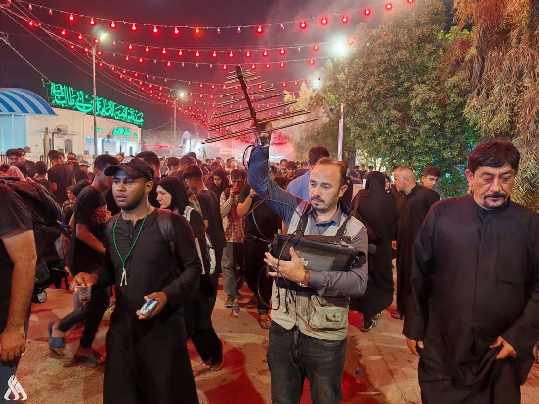 لە چلەی ئیمام حوسێن نزیکەی نیو ملیار پەیوەندی تەلەفۆنی کراوە