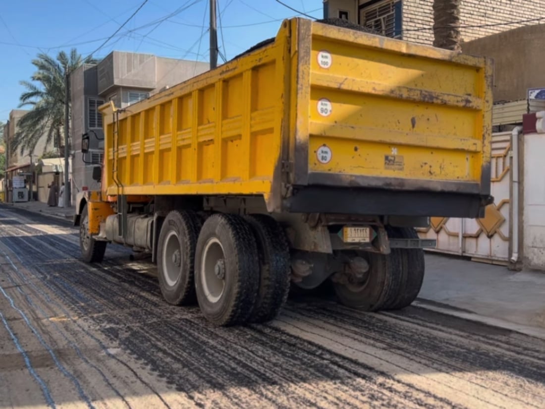 الحرية: حملة تبليط في “الدولعي”.. و”الوحش الأصفر” يمشط “شارع الضغط” (صور)