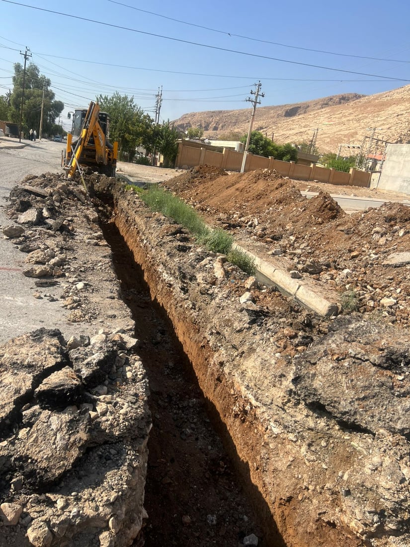شەقامەکانی هەریر نۆژەن دەکرێنەوە و قیرتاو دەکرێن؛ ئاوەڕۆشیان بۆ دەکرێت