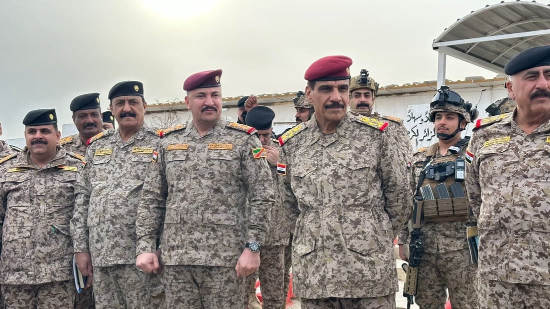 صور: رئيس أركان الجيش يصل سنجار لتفقد الحدود مع سوريا