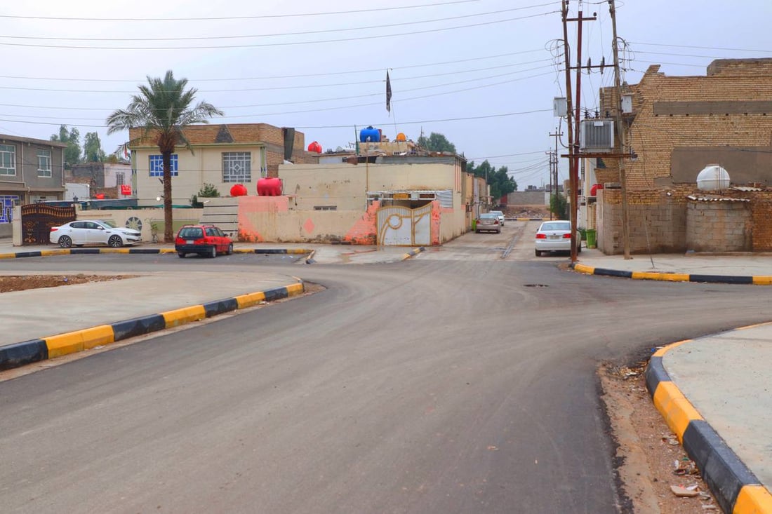 محافظ واسط ينشر صوراً من الجو للعزيزية: تم الإنجاز 100%