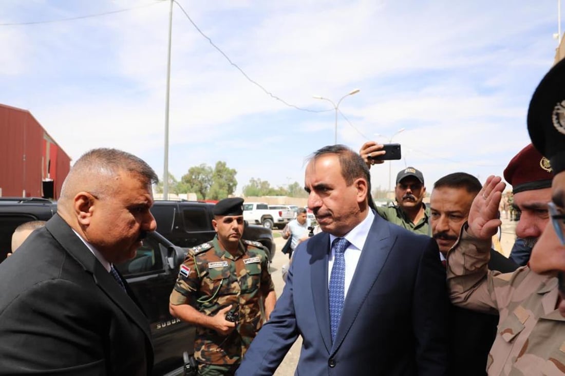 وزير الداخلية يصل إلى صلاح الدين على رأس وفد أمني رفيع (صور)