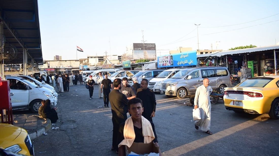 انتهاء التفويج العكسي للزائرين واستئناف العمل في مرآب كربلاء – النقل