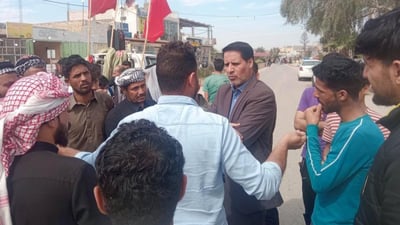 المشخاب: تظاهرة إثر هدم منازل متجاوزين في “حي الغدير” (صور)