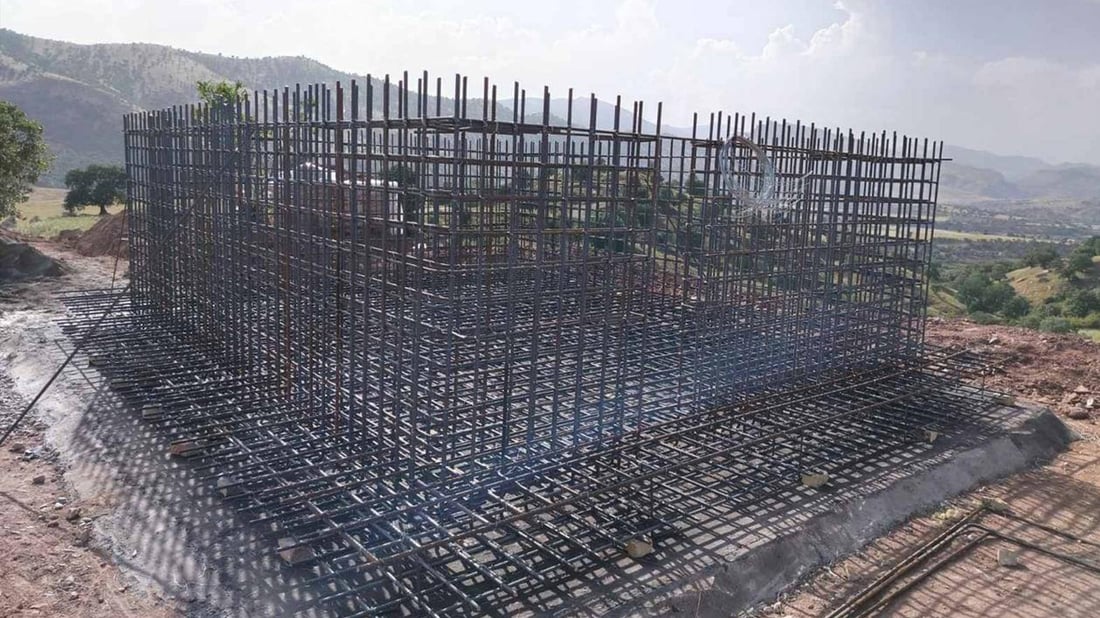 تانکیيەکی ئاو بۆ گوندی بەزەڕوو دروستدەکرێ