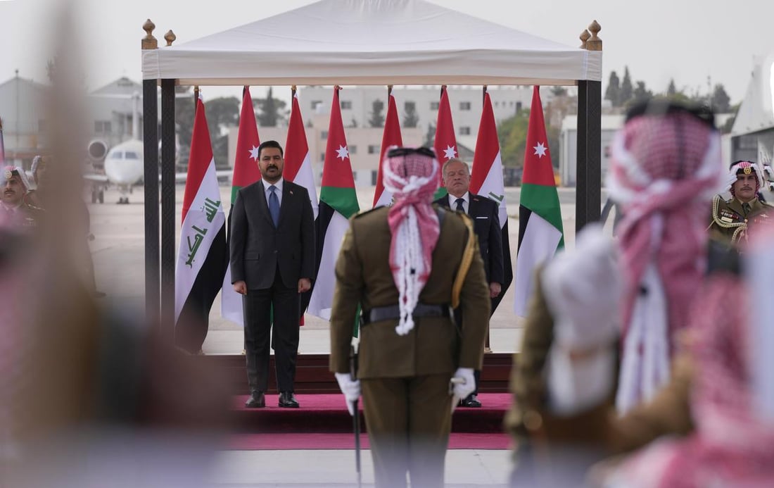 الملك عبد الله الثاني يستقبل الزيدي في عمّان بمراسم رسمية