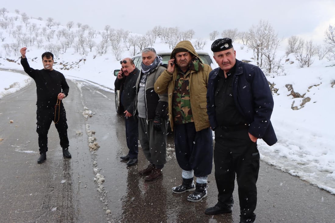 بەرگری شارستانی خەریکی رزگارکردنی دوو پۆلیسه‌كه‌ی پاسه‌وانى سنوورن له‌ مه‌رزى كێلێ