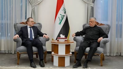 العامري يبحث مع السفير الروسي التلميحات الأميركية بدخول الحرب مع إسرائيل