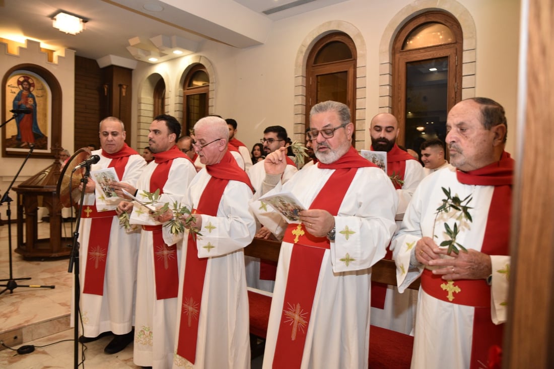مسيرة السعانين ألغيت.. عنكاوا أدت طقس “الرجاء” داخل الكاتدرائية