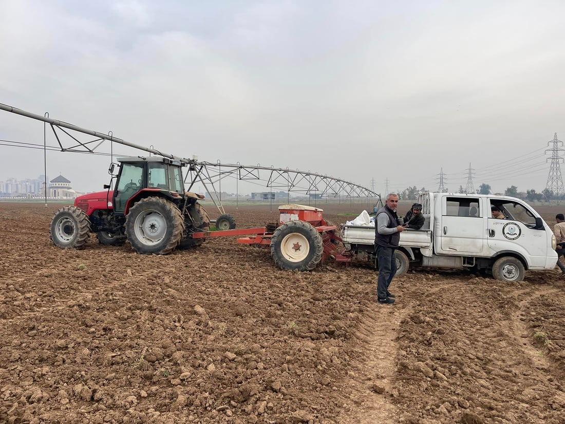 له‌سنوورى هه‌ولێر هه‌شت جۆر گه‌نم و جۆ ده‌چێندرێت