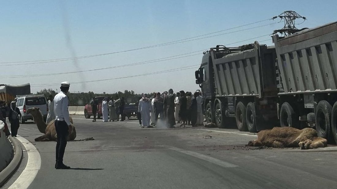 كانت في طريقها إلى بادية السماوة.. قاطرة ومقطورة تدهس 4 أبل