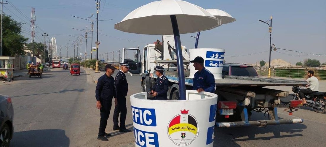 صور: مرور العمارة لن يتأثروا بالأمطار وسيشاهدون أفضل من تحت “الفايبر كلاس”