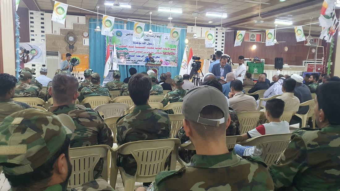صور: قاعة الحشد الشعبي في تلعفر تجمع الوقفين السني والشيعي على “نبي الرحمة”