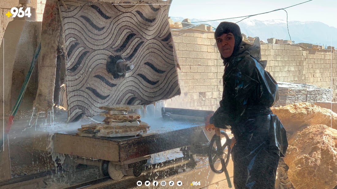 ژیان لەنێو کارگەی رێکخستنی بەرد لە دەربەندیخان