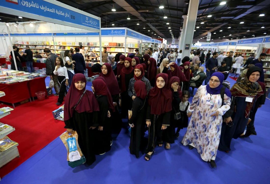 الطلبة والتلاميذ أيقونة معرض أربيل للكتاب حتى في يوم الختام (صور)