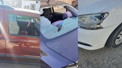 لە گەڕەکێکی سلێمانی رەشەبا جامێکی خستە خوارەوە و  زیانی بە پێنج ئۆتۆمبێل گەیاند