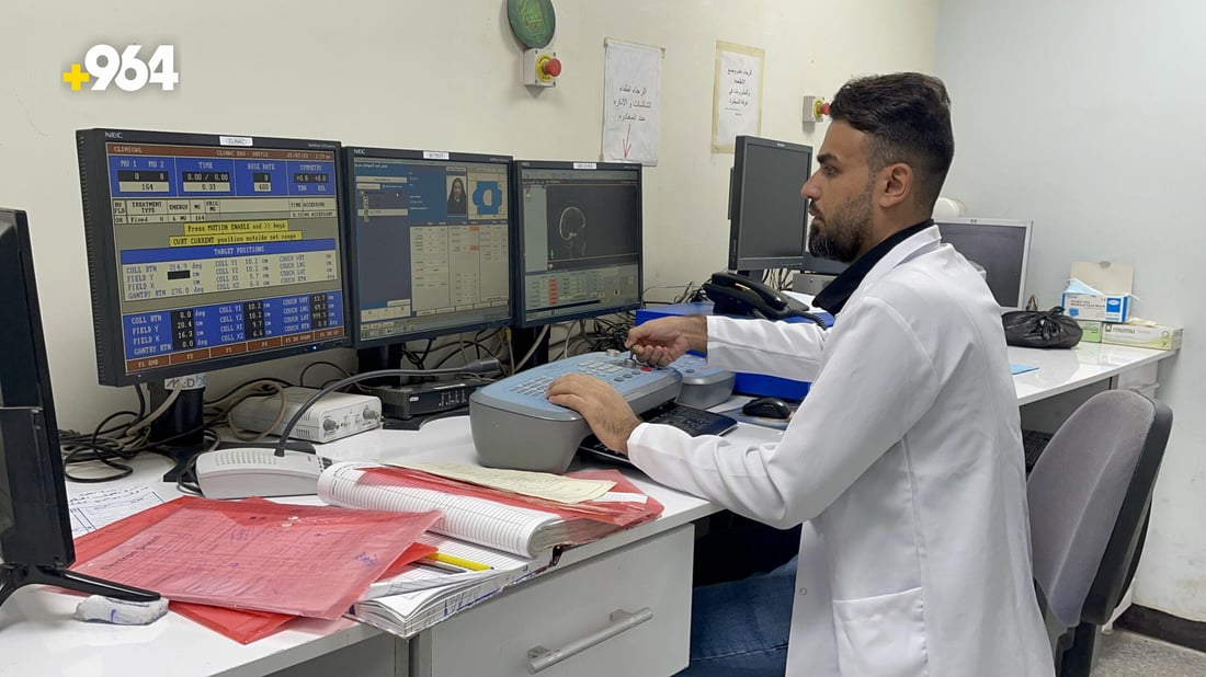 النجف تصلح جهاز السرطان لكنها لا تعلم متى يتعطل مرة أخرى (صور)