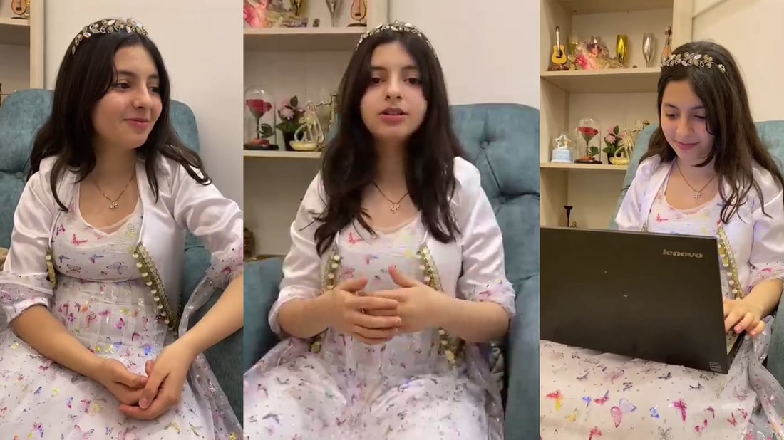 پەیامی منداڵێکی هەولێر بۆ ئەمریکا و ئێران: تکایە ئەم جەنگە بوەستێنن