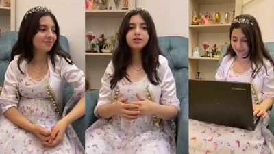 پەیامی منداڵێکی هەولێر بۆ ئەمریکا و ئێران: تکایە ئەم جەنگە بوەستێنن