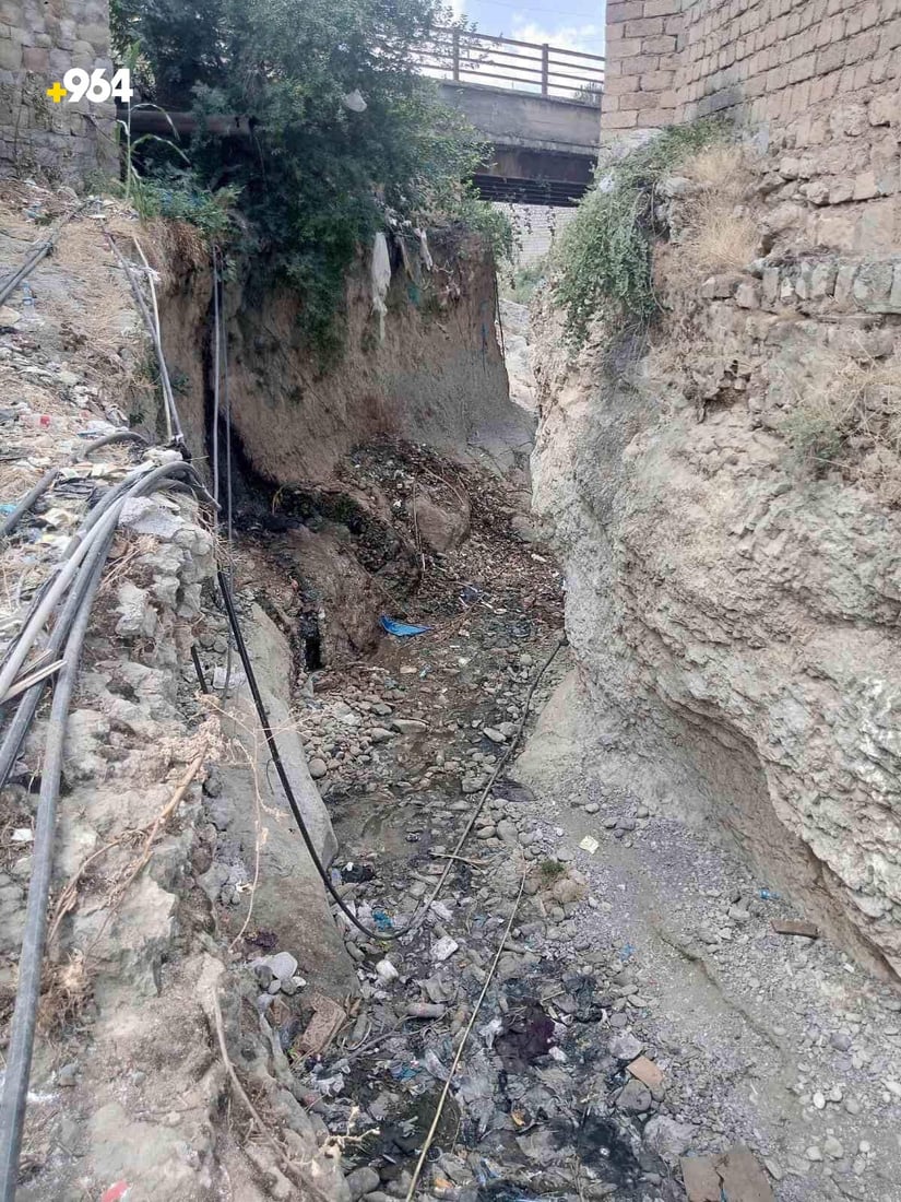 بە فۆتۆ: زیاتر له‌ تۆنێك زبڵ له‌ خه‌ره‌ندى رواندز كۆكرایه‌وه‌