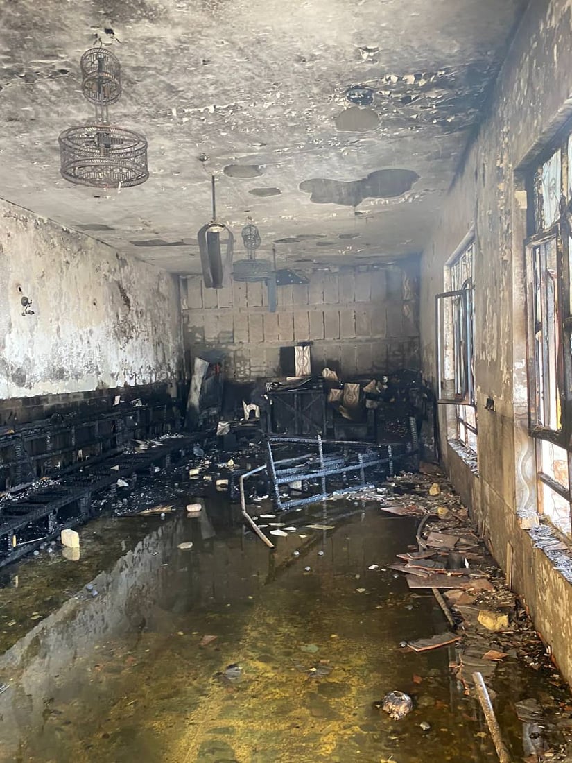 حتى المستمسكات لم تسلم.. شرارة “سبلت” أحرقت منزلاً في خان بني سعد (صور)