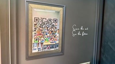 گەنجێکی کۆیە کیو ئاڕ کۆد بەشێوەی وێنە و لۆگۆ دروست دەکات