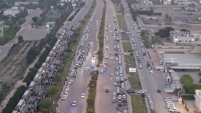فيديو: الوجبة الثانية لحجاج الأنبار تنطلق من الرمادي بـ400 حاج و16 باصاً
