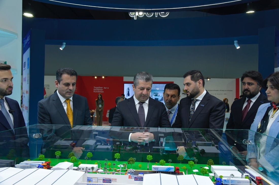 سەرۆكی حكومەتی هەرێم ئامێرەكانی پێشانگەی تەندروستی تاقیكردەوە
